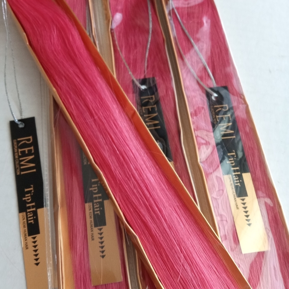 New 18" Light Pink Remy Itips Human Hair Extensions get length and fullness - Picture 11 of 13